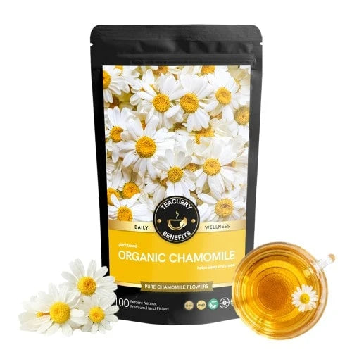 Organic Chamomile Tea- (Certified Organic, Whole Flowers) - Detox Tea and Calming Tisane
