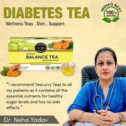 Diabetes Support Tea – Herbal Balance Tea for Everyday Blood Sugar Wellness