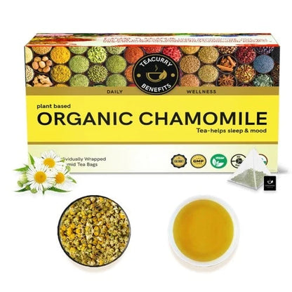 Organic Chamomile Tea- (Certified Organic, Whole Flowers) - Detox Tea and Calming Tisane