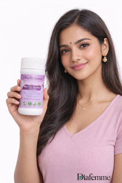 She Dia Balance Powder – Daily Energy &amp; Metabolic Balance Support for Women