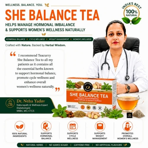 PCOS Support Tea – Herbal Wellness Blend for Hormonal Balance
