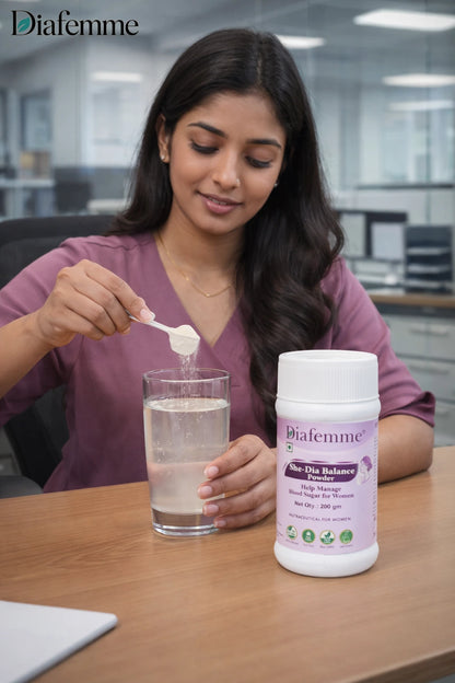 She Dia Balance Powder – Daily Energy &amp; Metabolic Balance Support for Women