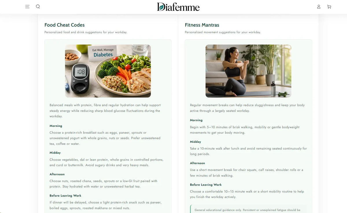 TRESTLE Food and Fitness Mantras
