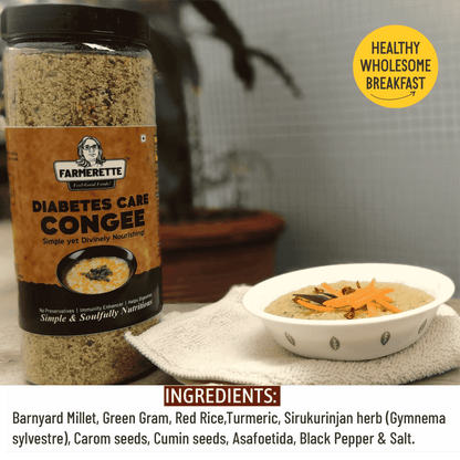 Diabetes-Care Red Rice Congee