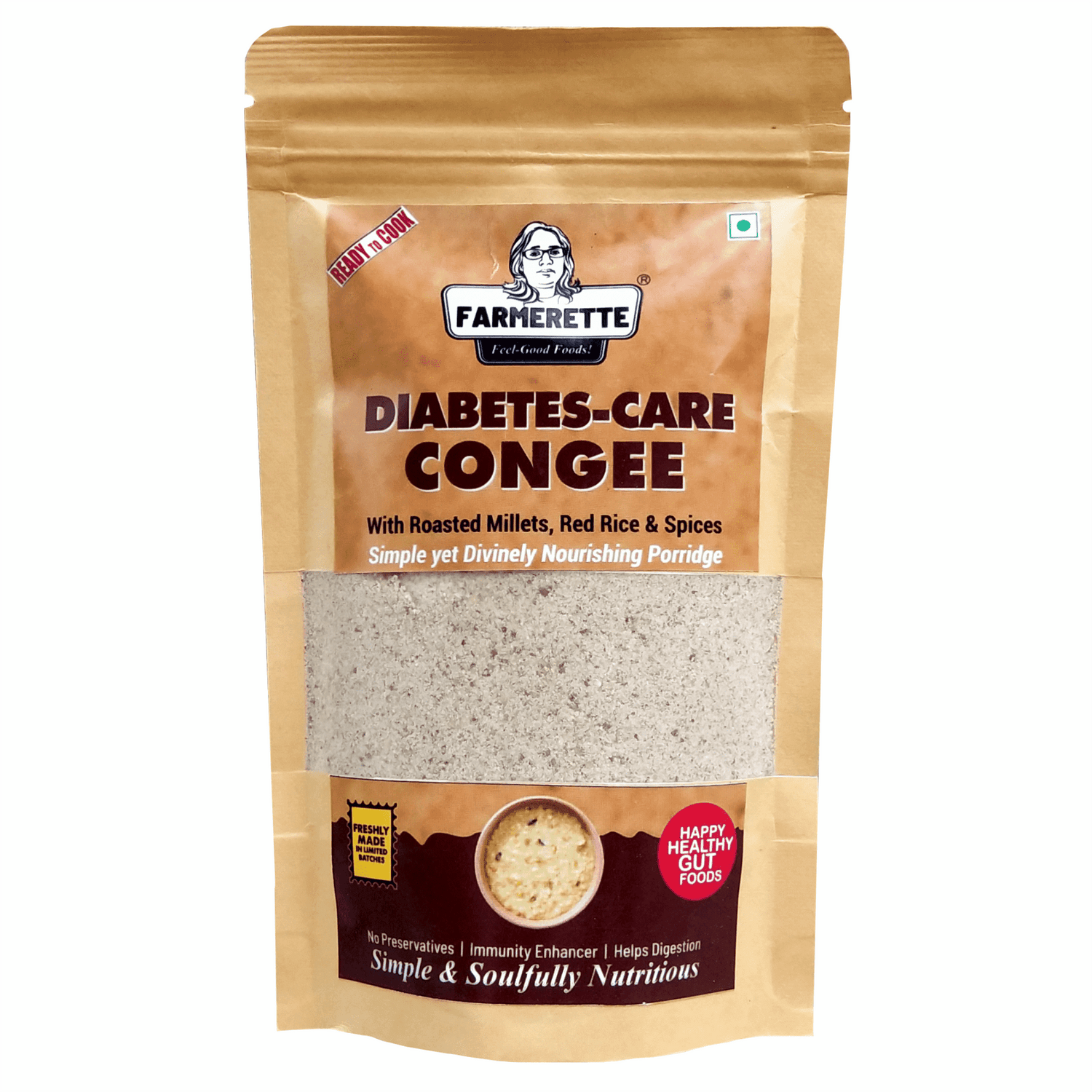 Diabetes-Care Red Rice Congee